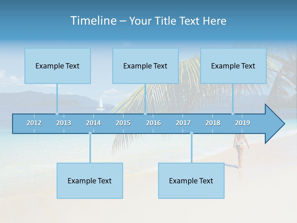 Palm Sky Tropical PowerPoint Template