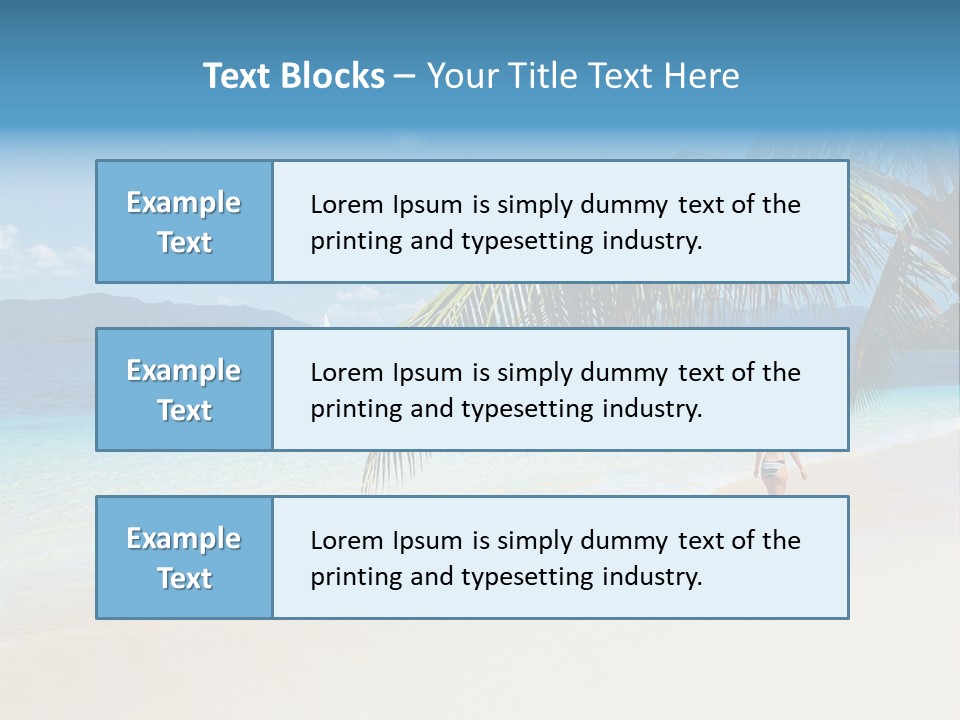 Palm Sky Tropical PowerPoint Template