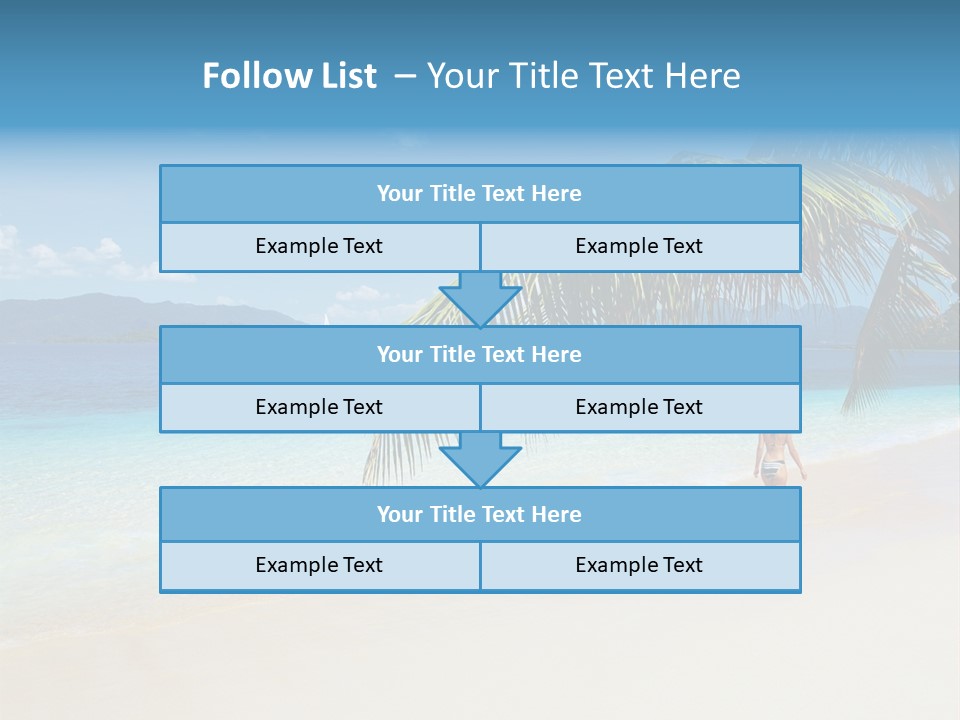 Palm Sky Tropical PowerPoint Template