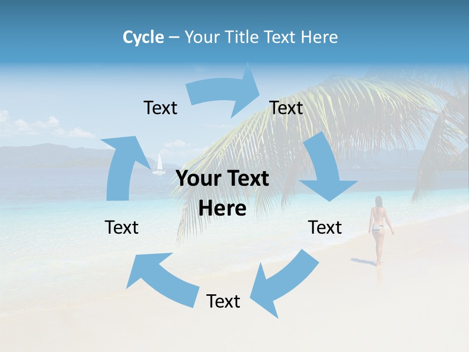 Palm Sky Tropical PowerPoint Template