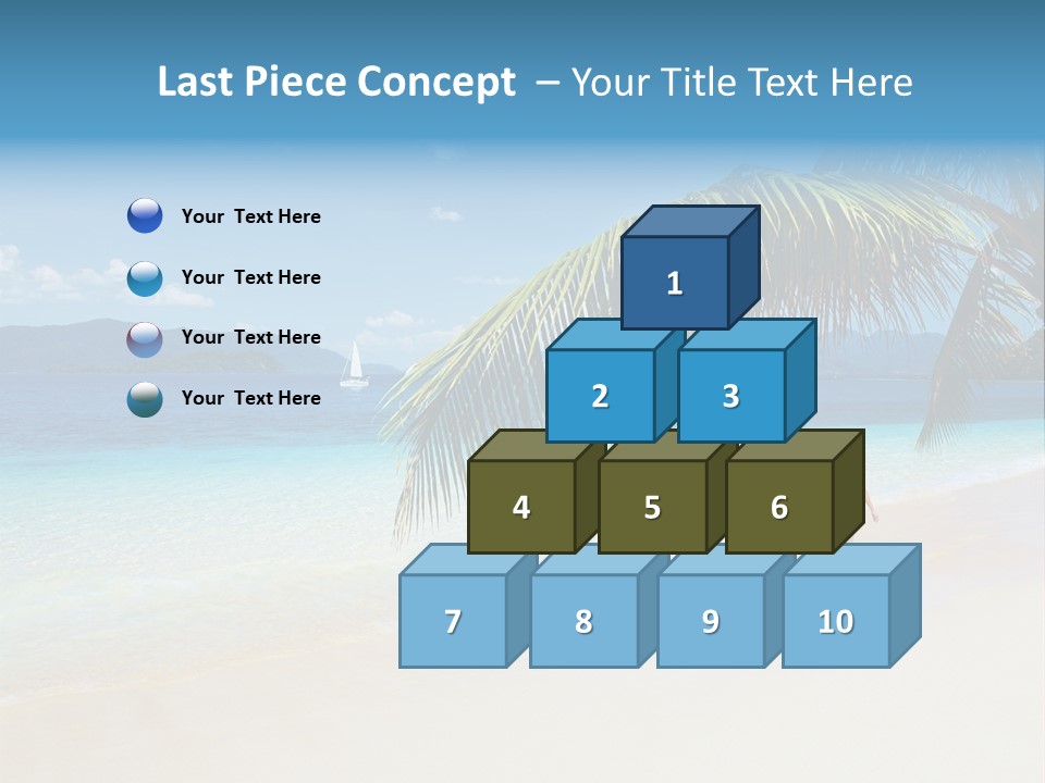 Palm Sky Tropical PowerPoint Template