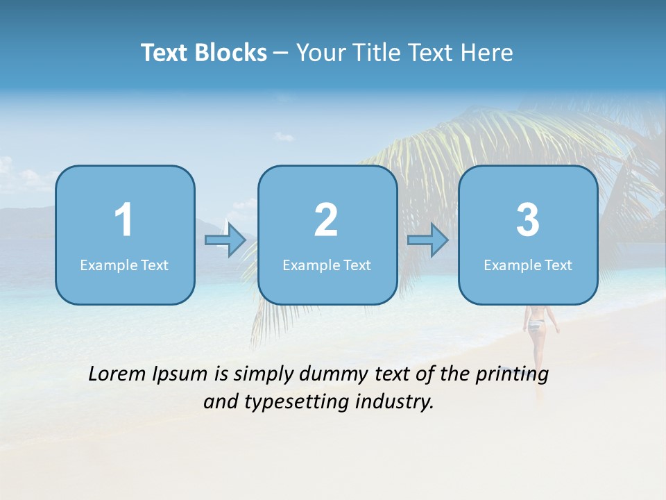 Palm Sky Tropical PowerPoint Template
