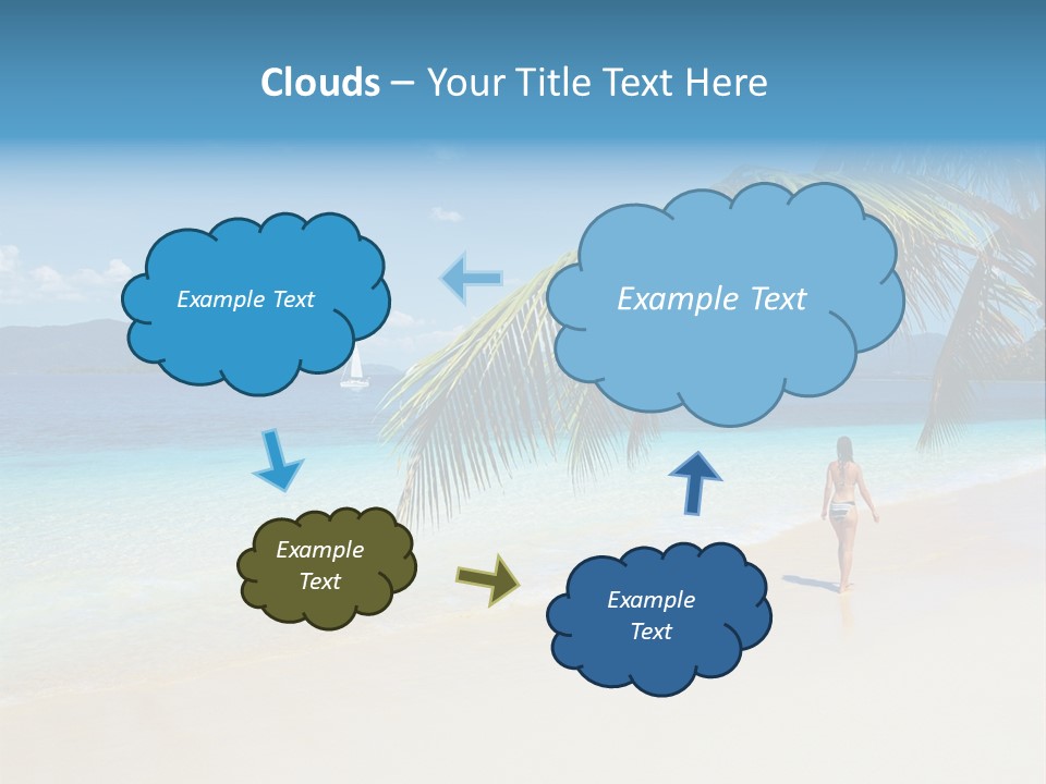 Palm Sky Tropical PowerPoint Template