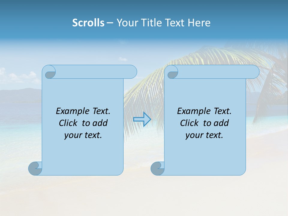 Palm Sky Tropical PowerPoint Template