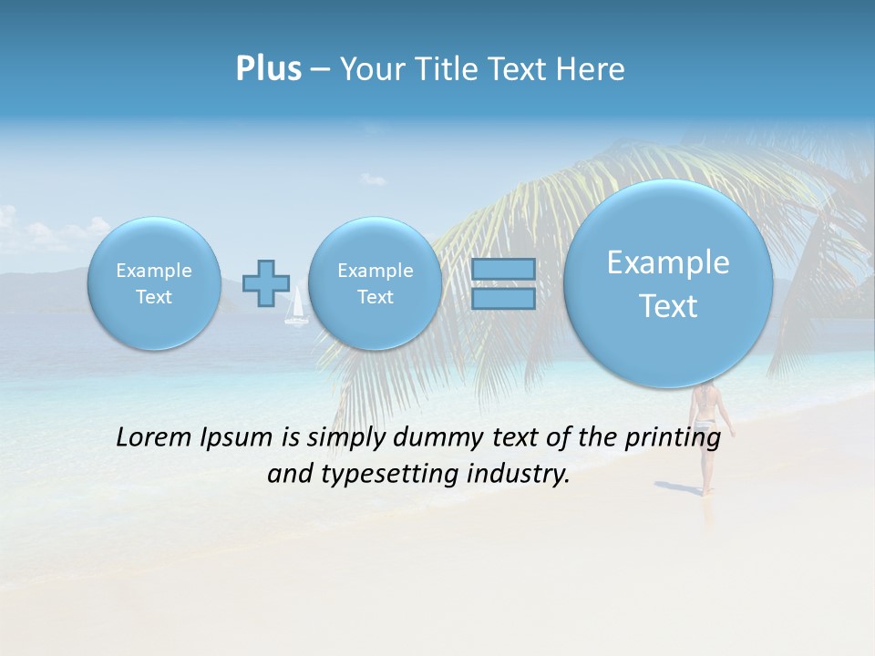 Palm Sky Tropical PowerPoint Template