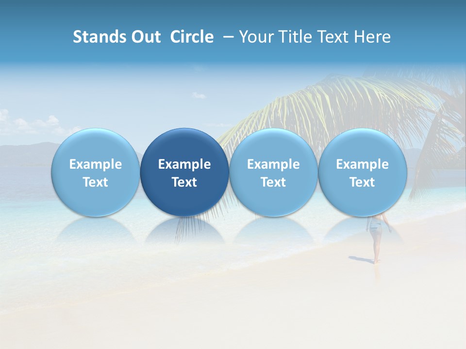 Palm Sky Tropical PowerPoint Template