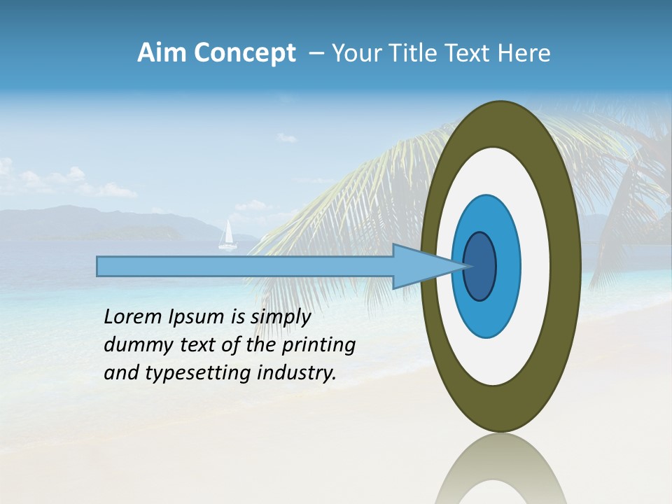 Palm Sky Tropical PowerPoint Template