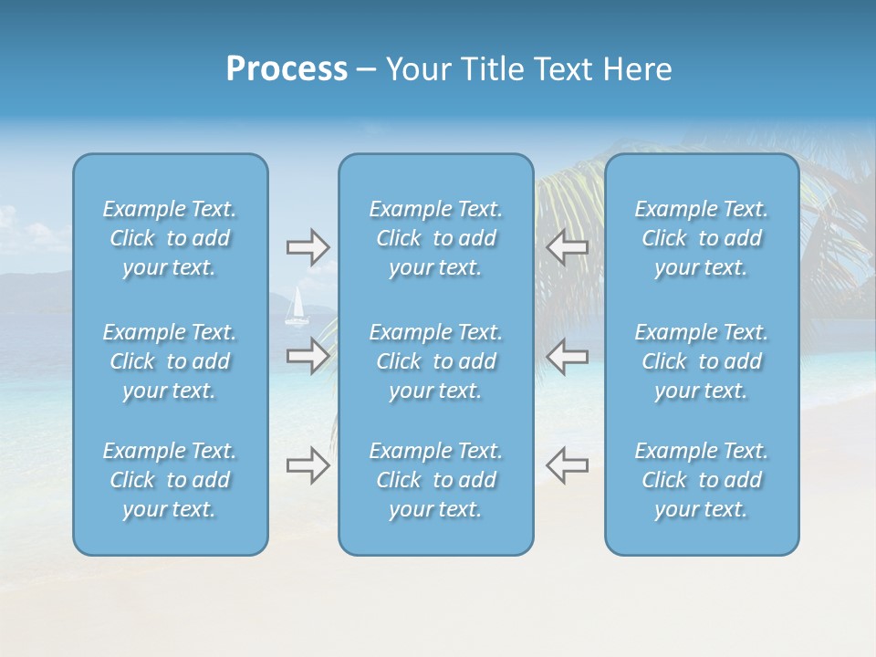 Palm Sky Tropical PowerPoint Template