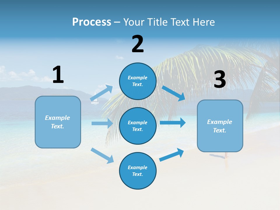 Palm Sky Tropical PowerPoint Template