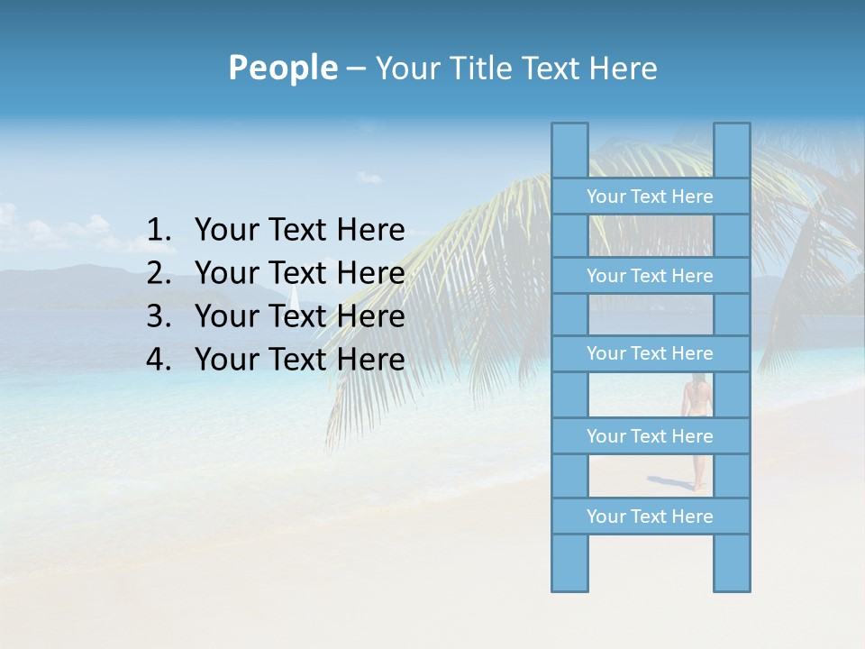 Palm Sky Tropical PowerPoint Template