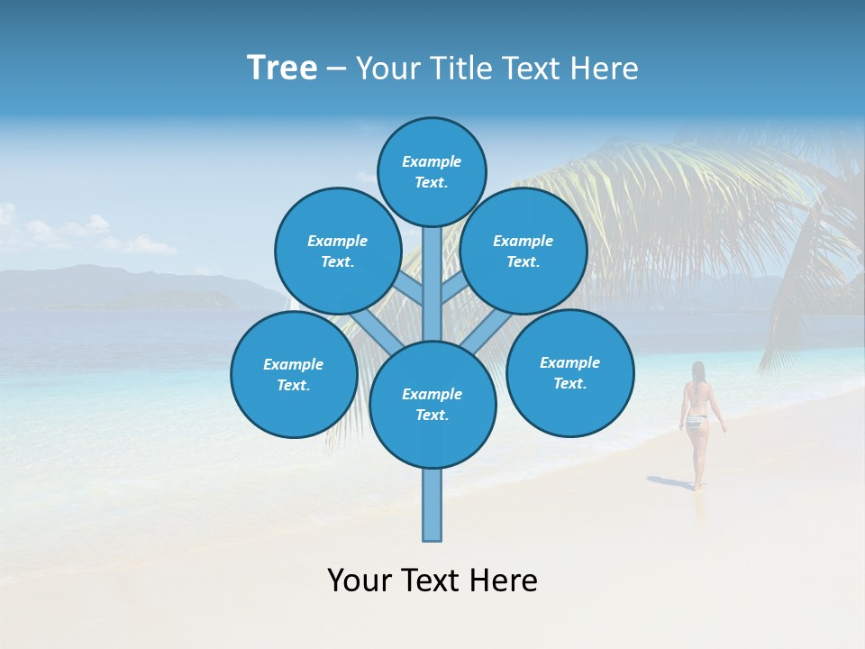 Palm Sky Tropical PowerPoint Template