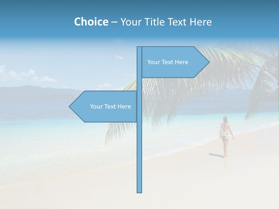 Palm Sky Tropical PowerPoint Template