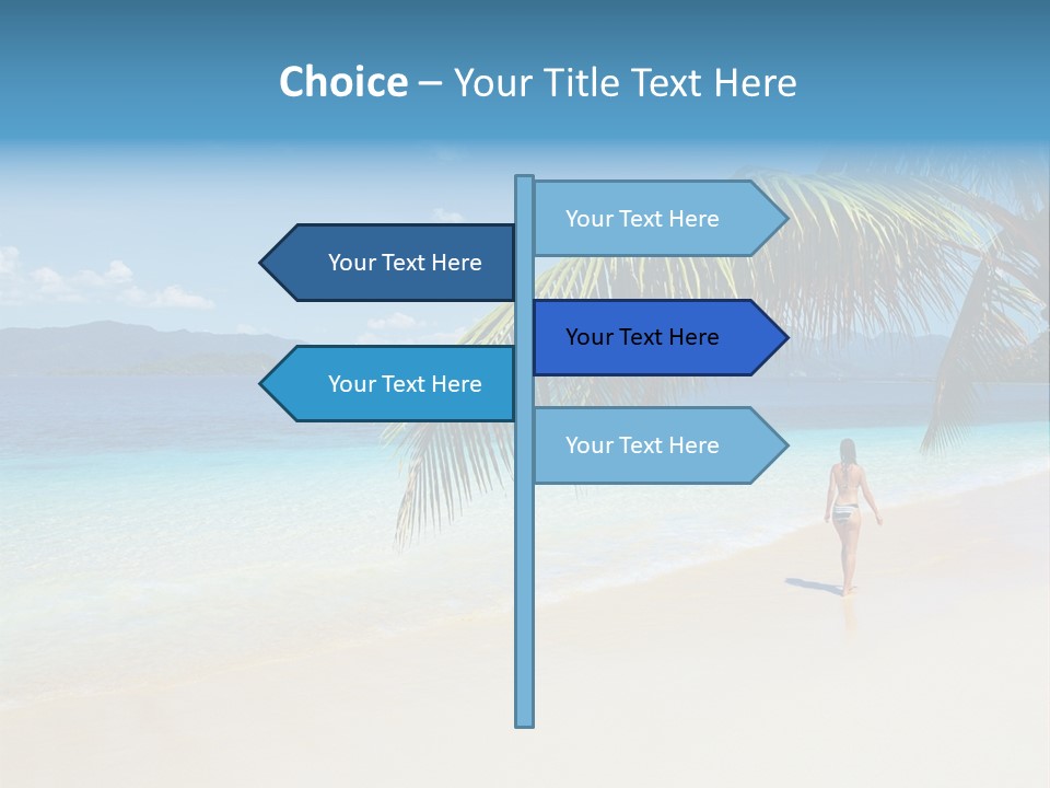 Palm Sky Tropical PowerPoint Template