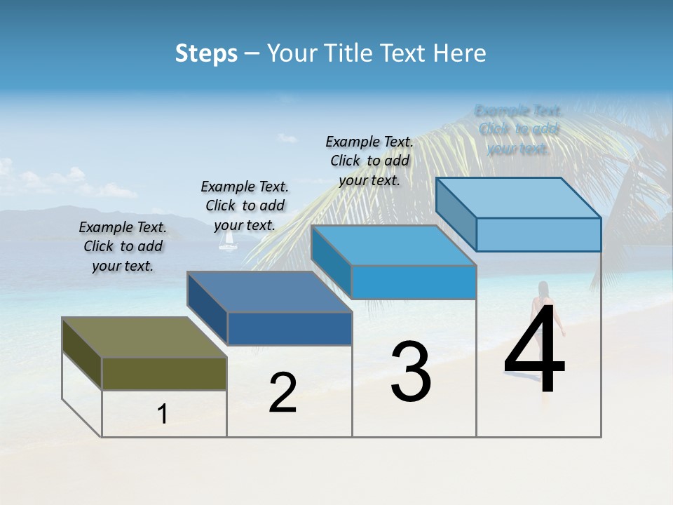 Palm Sky Tropical PowerPoint Template