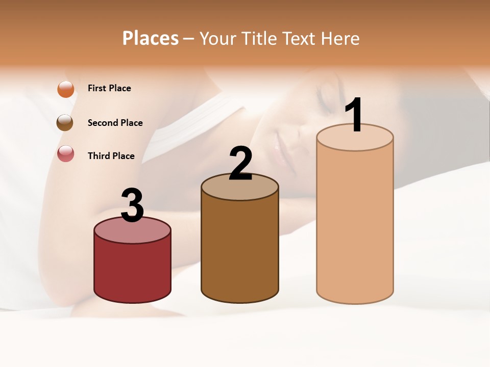 White Relaxation Sheet PowerPoint Template