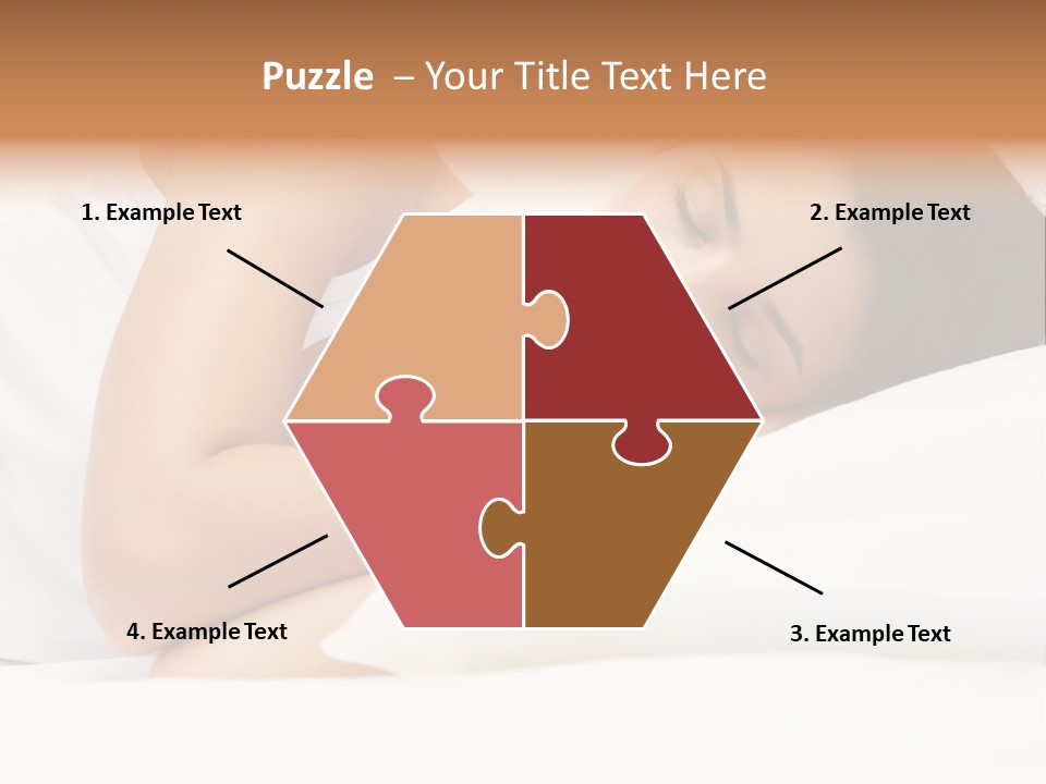 White Relaxation Sheet PowerPoint Template