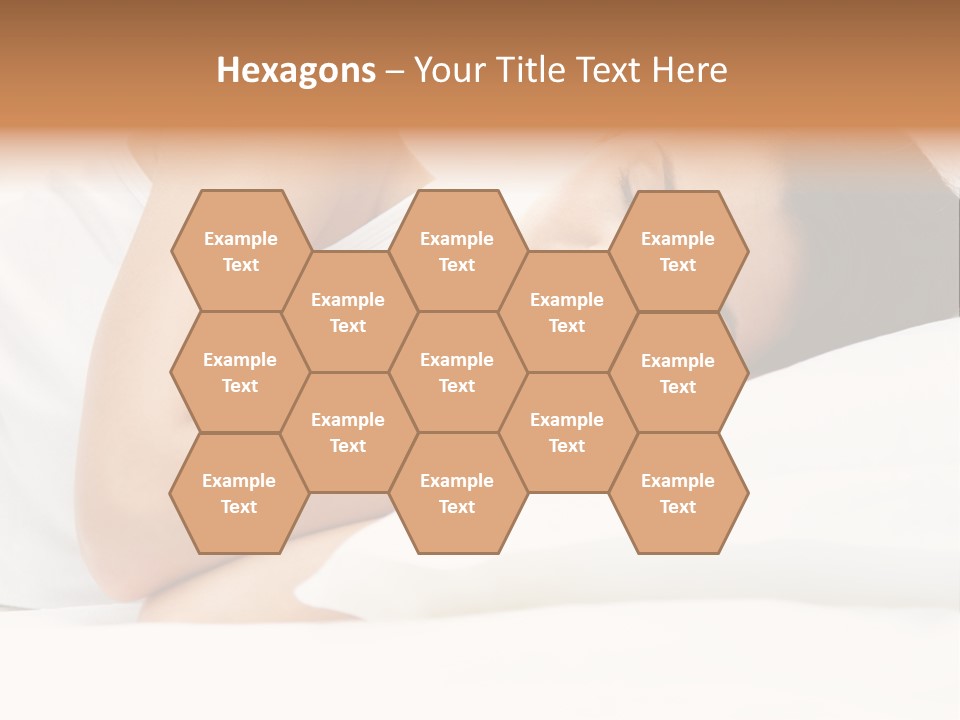 White Relaxation Sheet PowerPoint Template