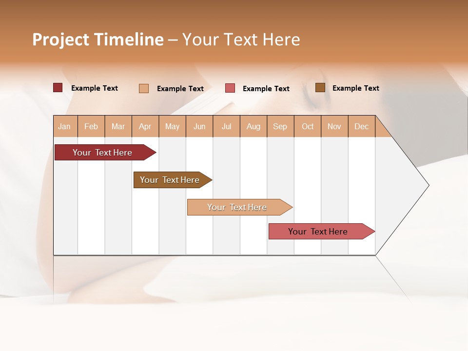 White Relaxation Sheet PowerPoint Template
