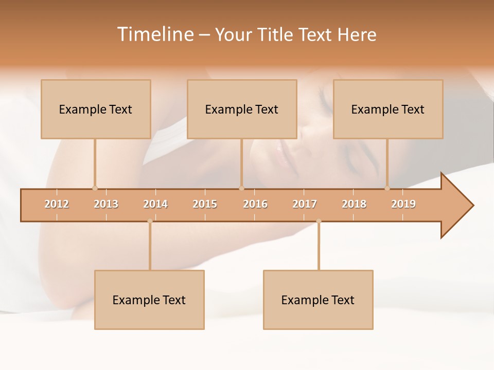 White Relaxation Sheet PowerPoint Template