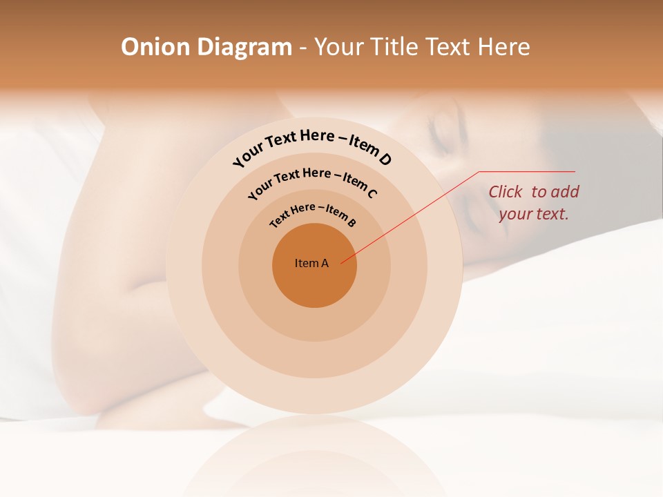 White Relaxation Sheet PowerPoint Template