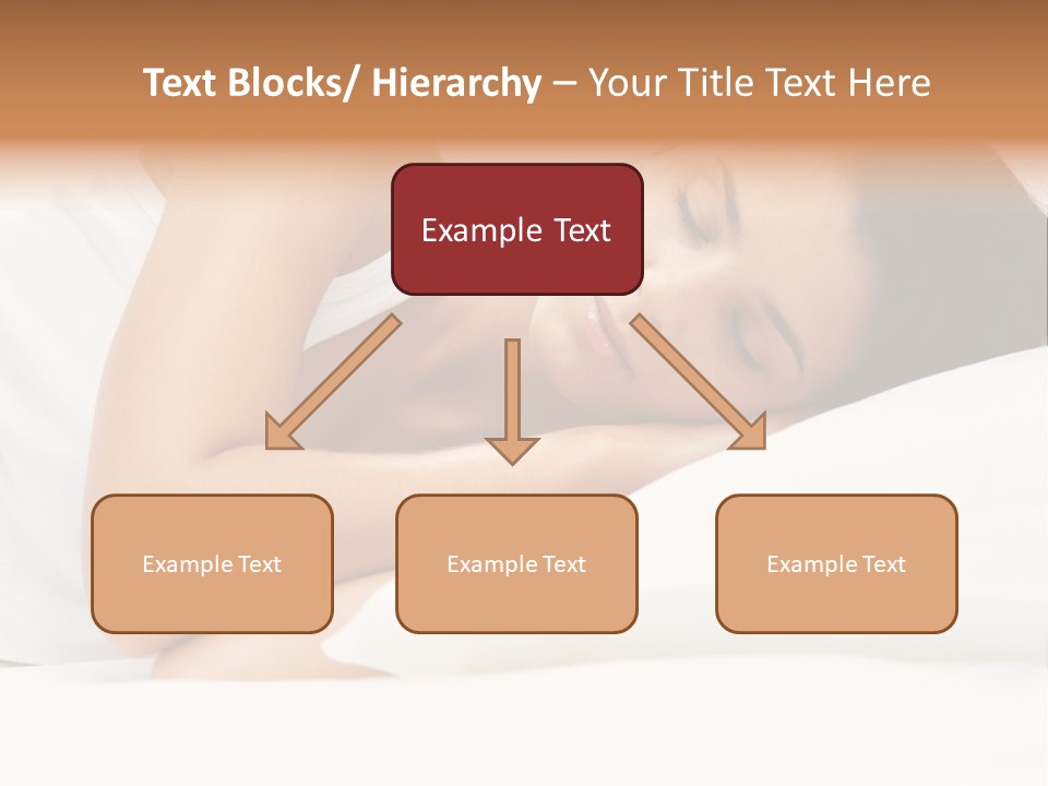 White Relaxation Sheet PowerPoint Template