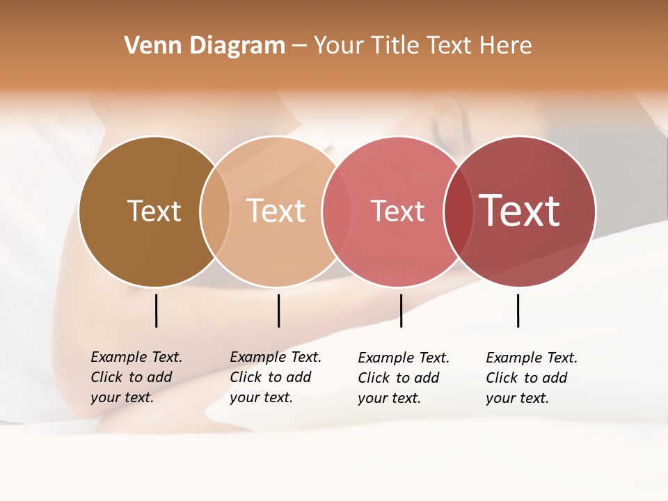White Relaxation Sheet PowerPoint Template