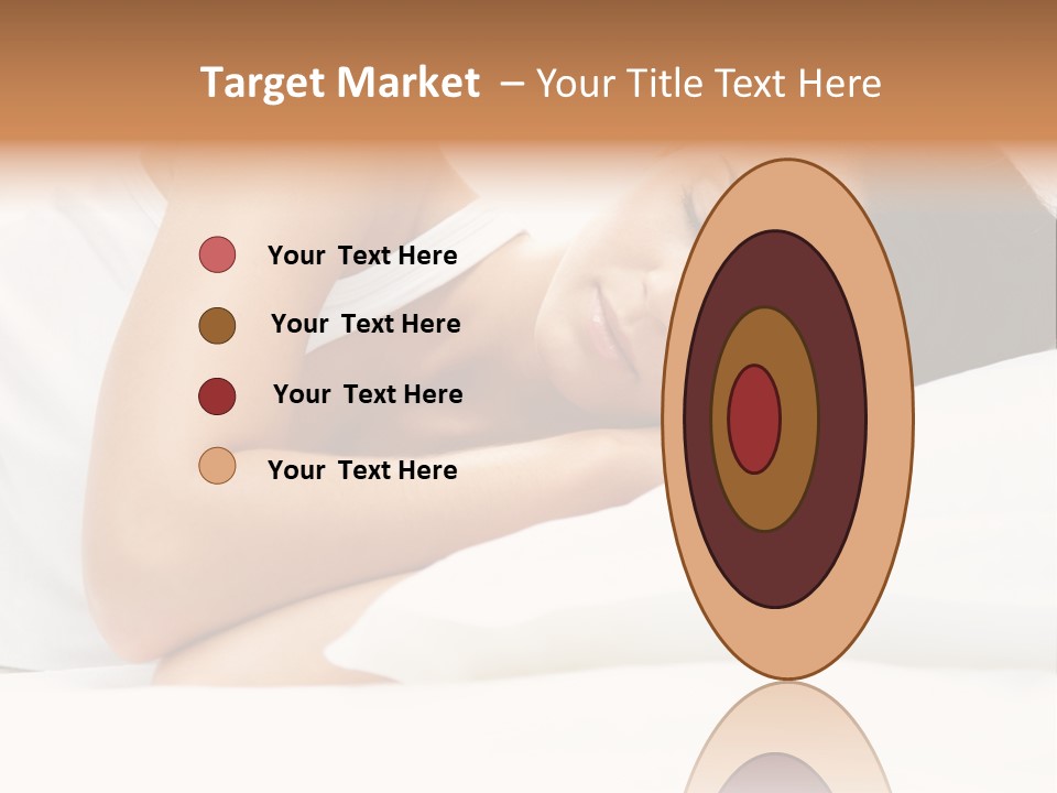 White Relaxation Sheet PowerPoint Template