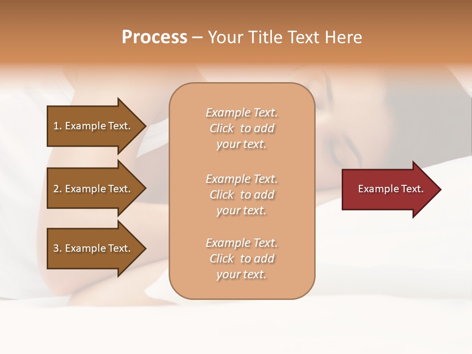 White Relaxation Sheet PowerPoint Template