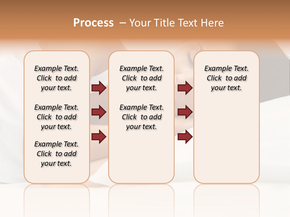 White Relaxation Sheet PowerPoint Template