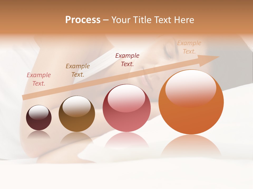 White Relaxation Sheet PowerPoint Template