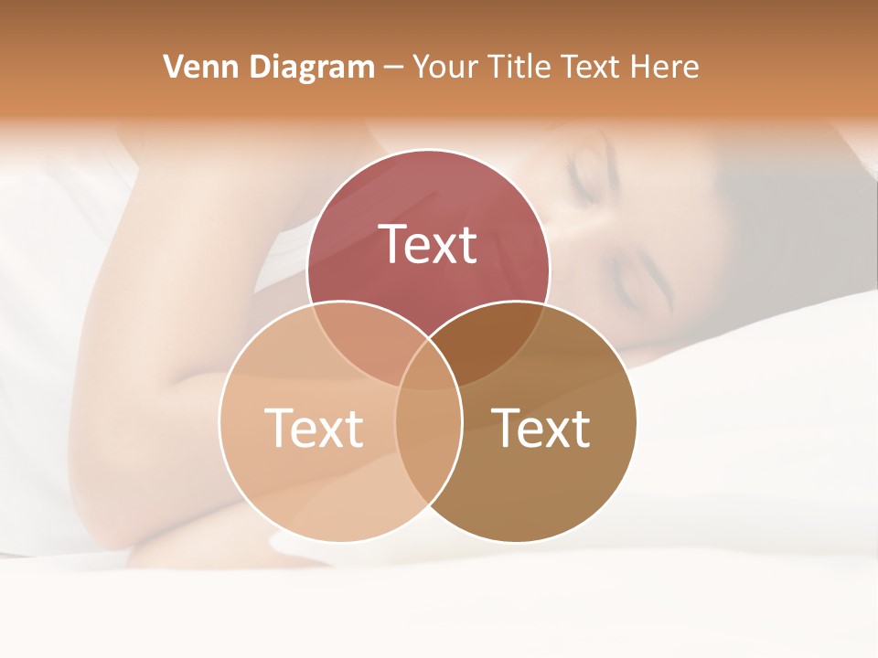White Relaxation Sheet PowerPoint Template