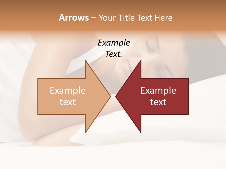 White Relaxation Sheet PowerPoint Template