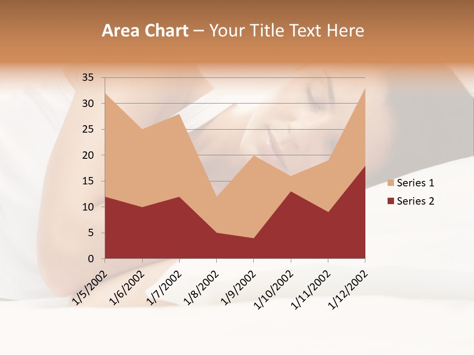 White Relaxation Sheet PowerPoint Template