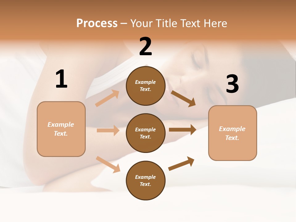 White Relaxation Sheet PowerPoint Template