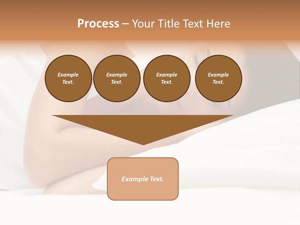 White Relaxation Sheet PowerPoint Template
