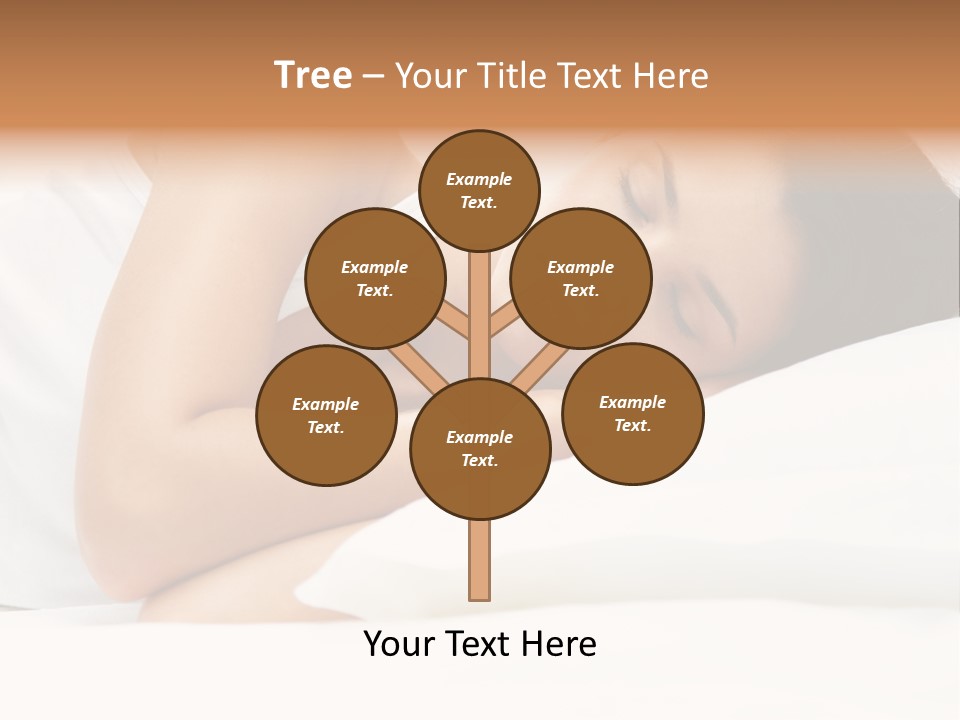 White Relaxation Sheet PowerPoint Template