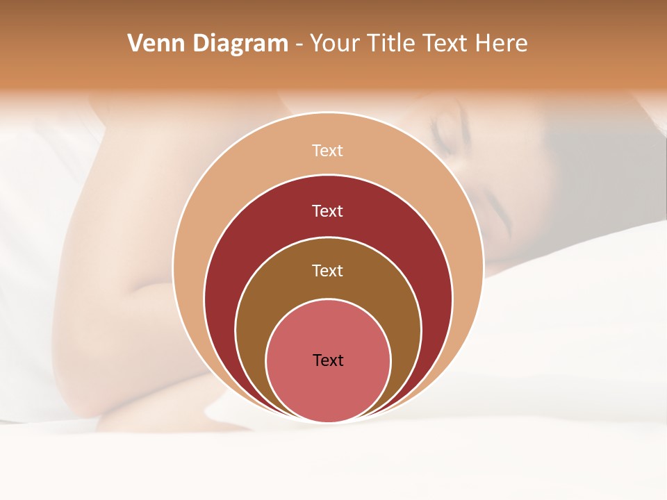 White Relaxation Sheet PowerPoint Template