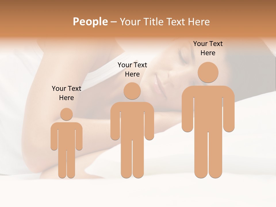 White Relaxation Sheet PowerPoint Template