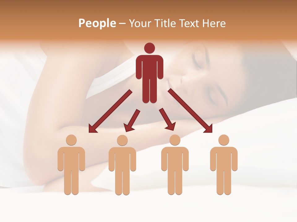 White Relaxation Sheet PowerPoint Template