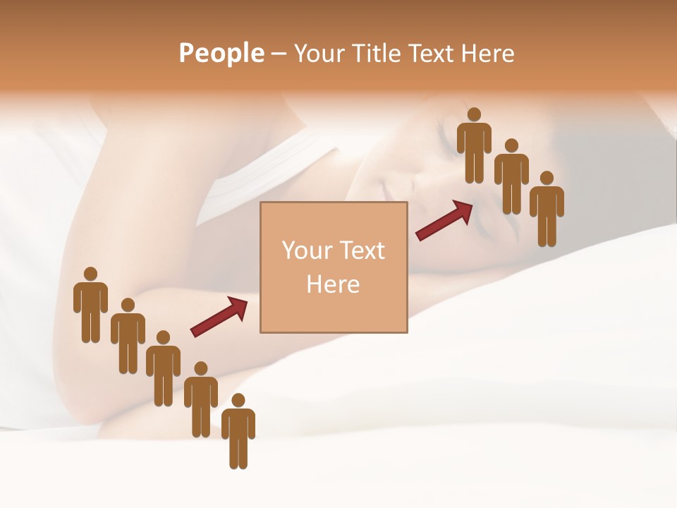 White Relaxation Sheet PowerPoint Template