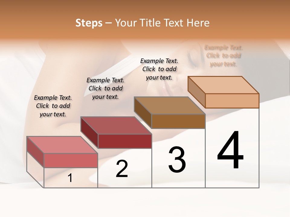 White Relaxation Sheet PowerPoint Template