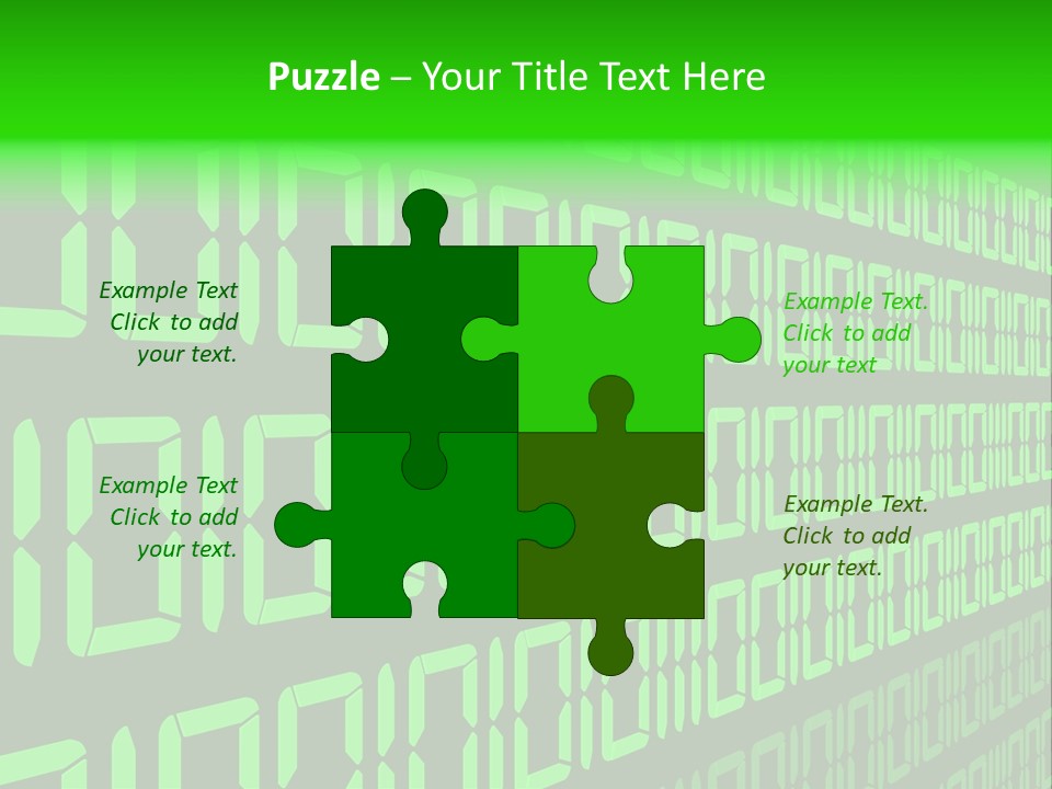 Screen Isolated Computer PowerPoint Template
