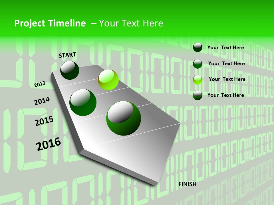 Screen Isolated Computer PowerPoint Template