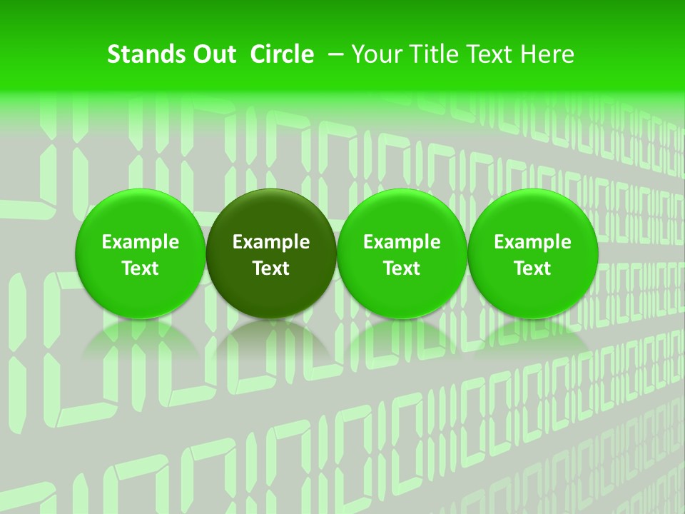 Screen Isolated Computer PowerPoint Template