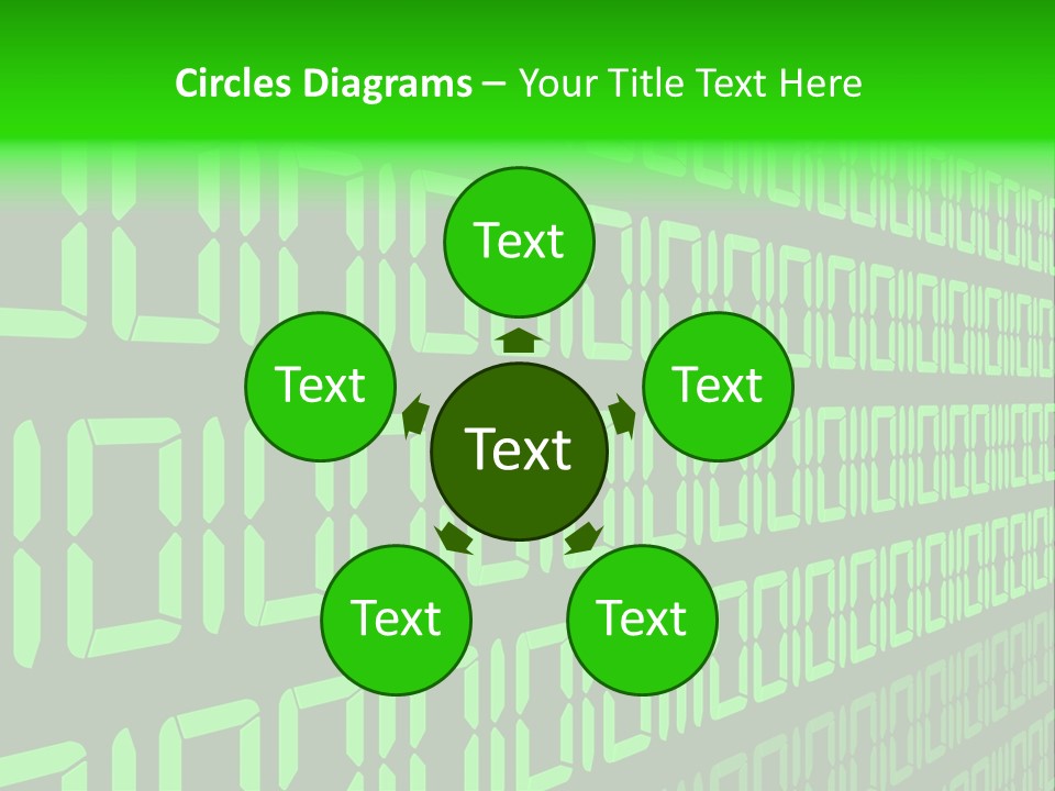 Screen Isolated Computer PowerPoint Template