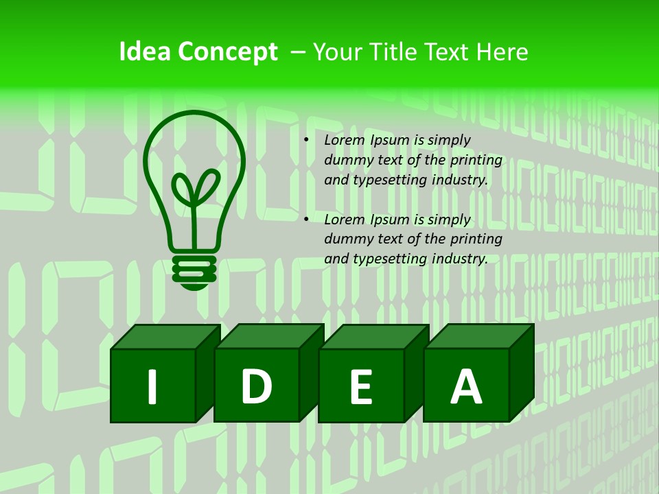 Screen Isolated Computer PowerPoint Template