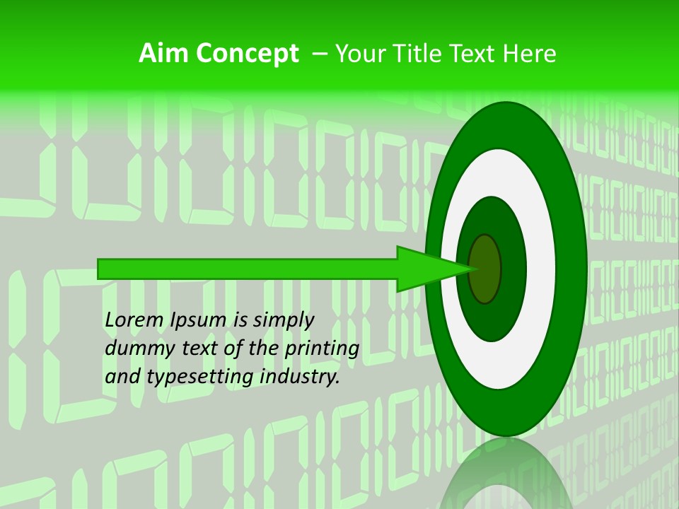 Screen Isolated Computer PowerPoint Template