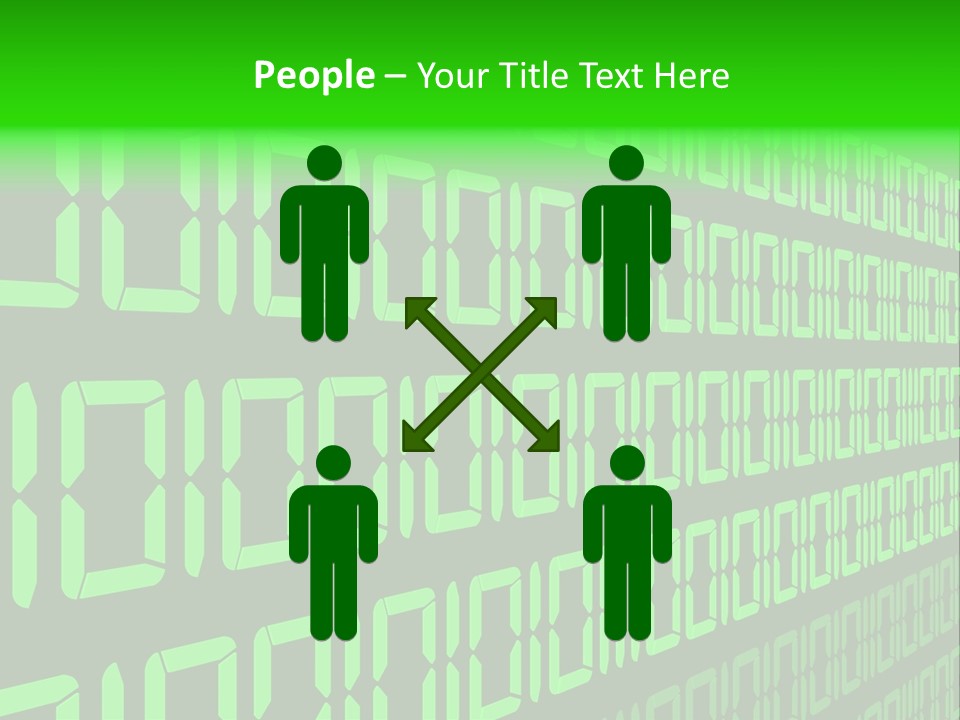 Screen Isolated Computer PowerPoint Template