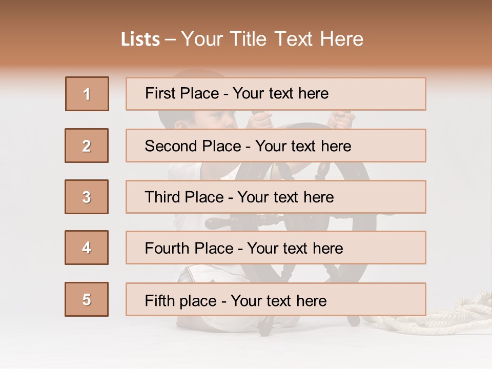 Fun Toddler Ocean PowerPoint Template