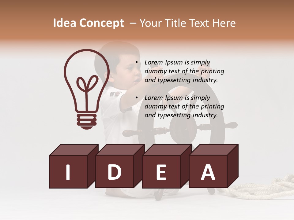 Fun Toddler Ocean PowerPoint Template